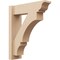 Ekena Millwork 6-in W x 20-in D x 24-in H Balboa Trad Rough Cedar Woodgrain TimberThane Outlooker, Primed Tan OUTUR060X20X24BOA04RCPR - alternate 1